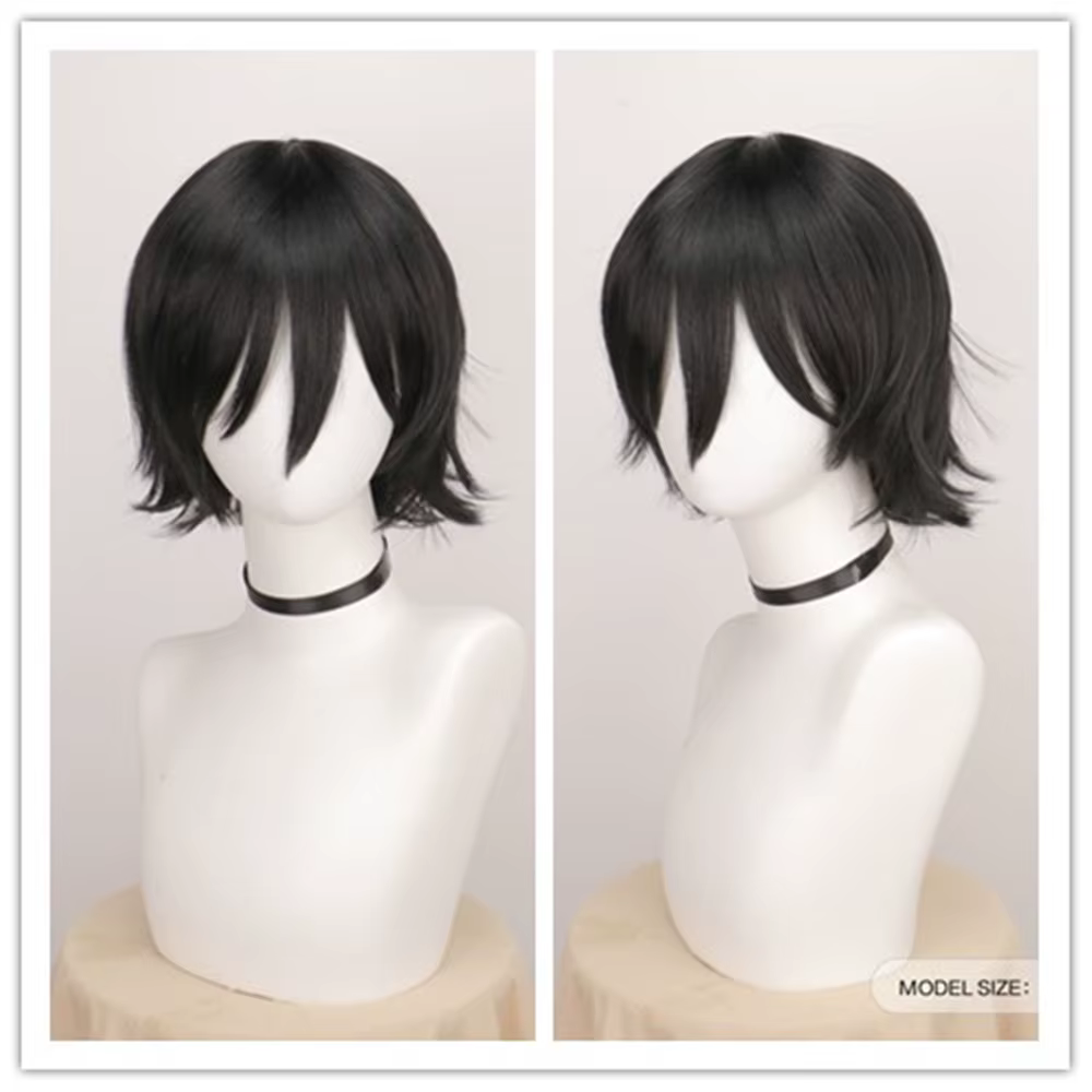Perruque de Cosplay Anime détective Conan pour Halloween