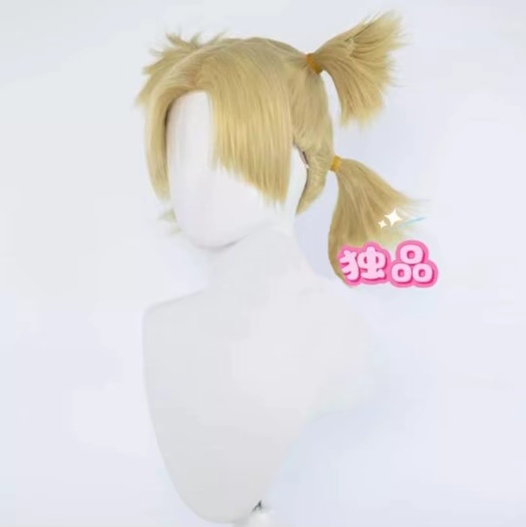 Perruque Cosplay Temari synthétique courte et lisse