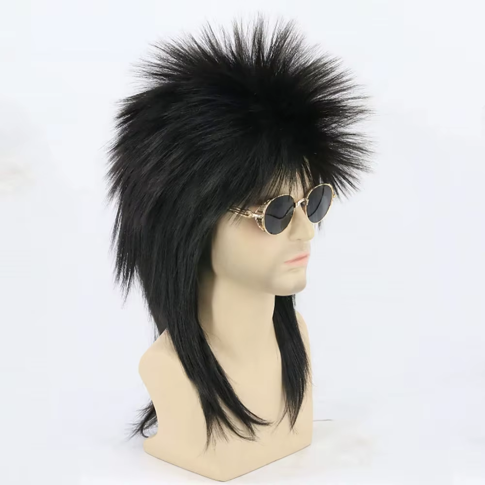 Perruque de cheveux synthétiques pour adultes
