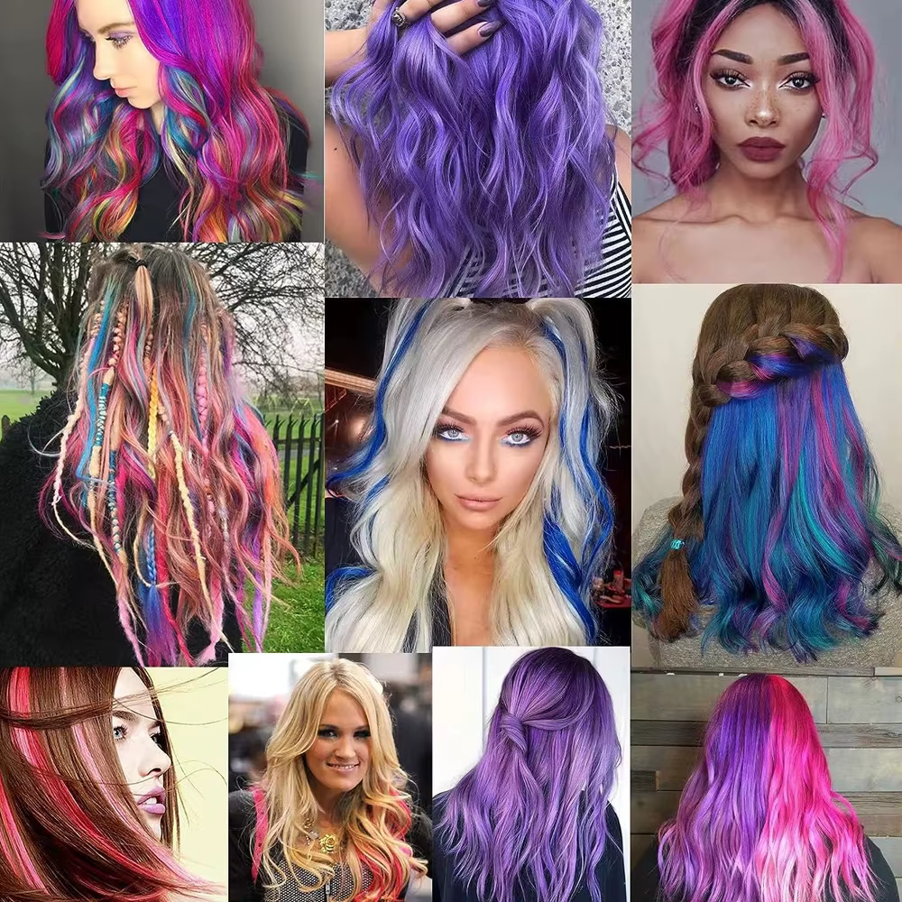 Extensions capillaires synthétiques à clips
