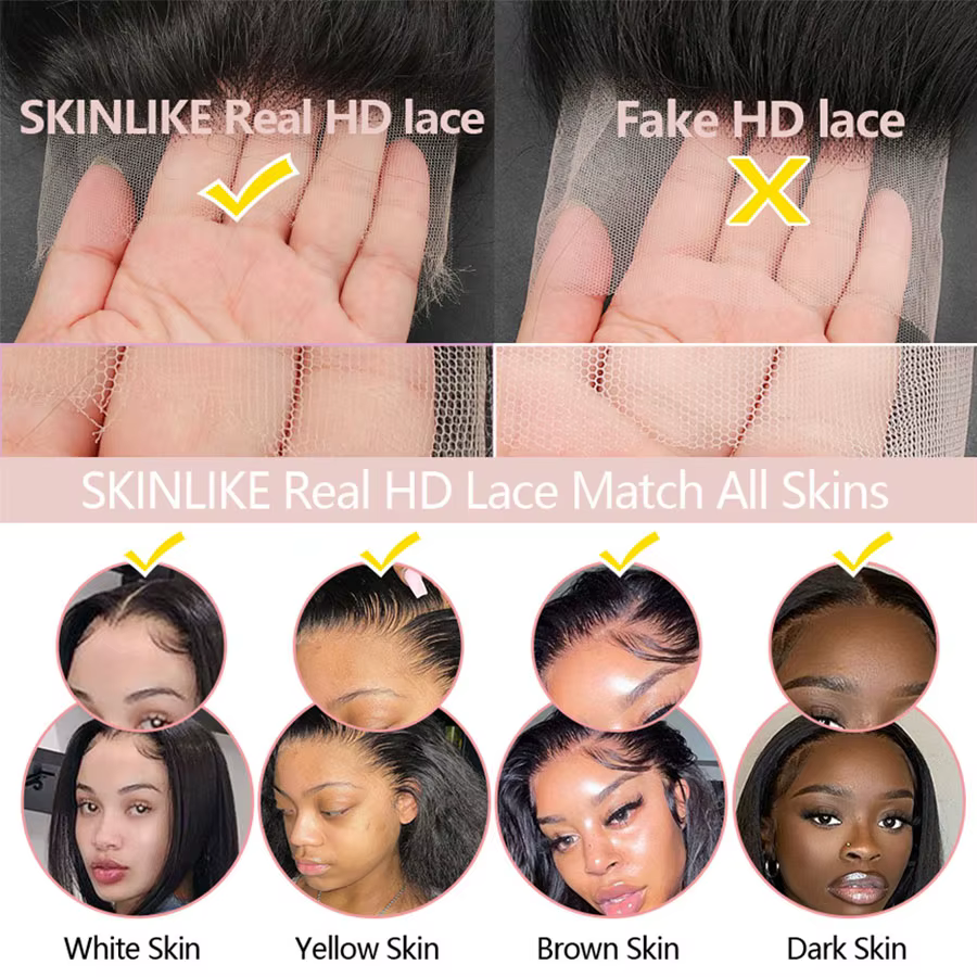 Perruque Bob Lace Wig Naturelle Lisse