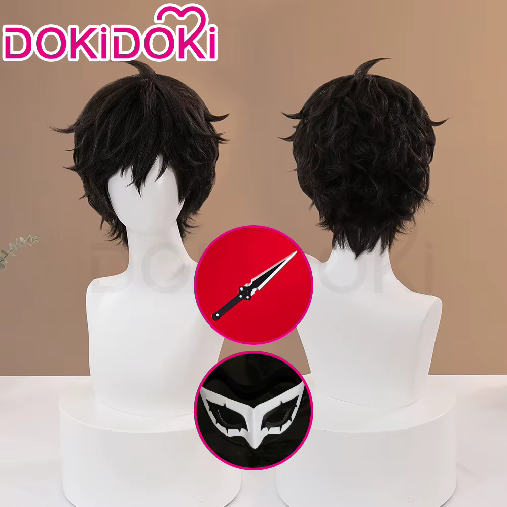 En STOCK Akira Kurusu Amamiya Ren perruque Cosplay jeu