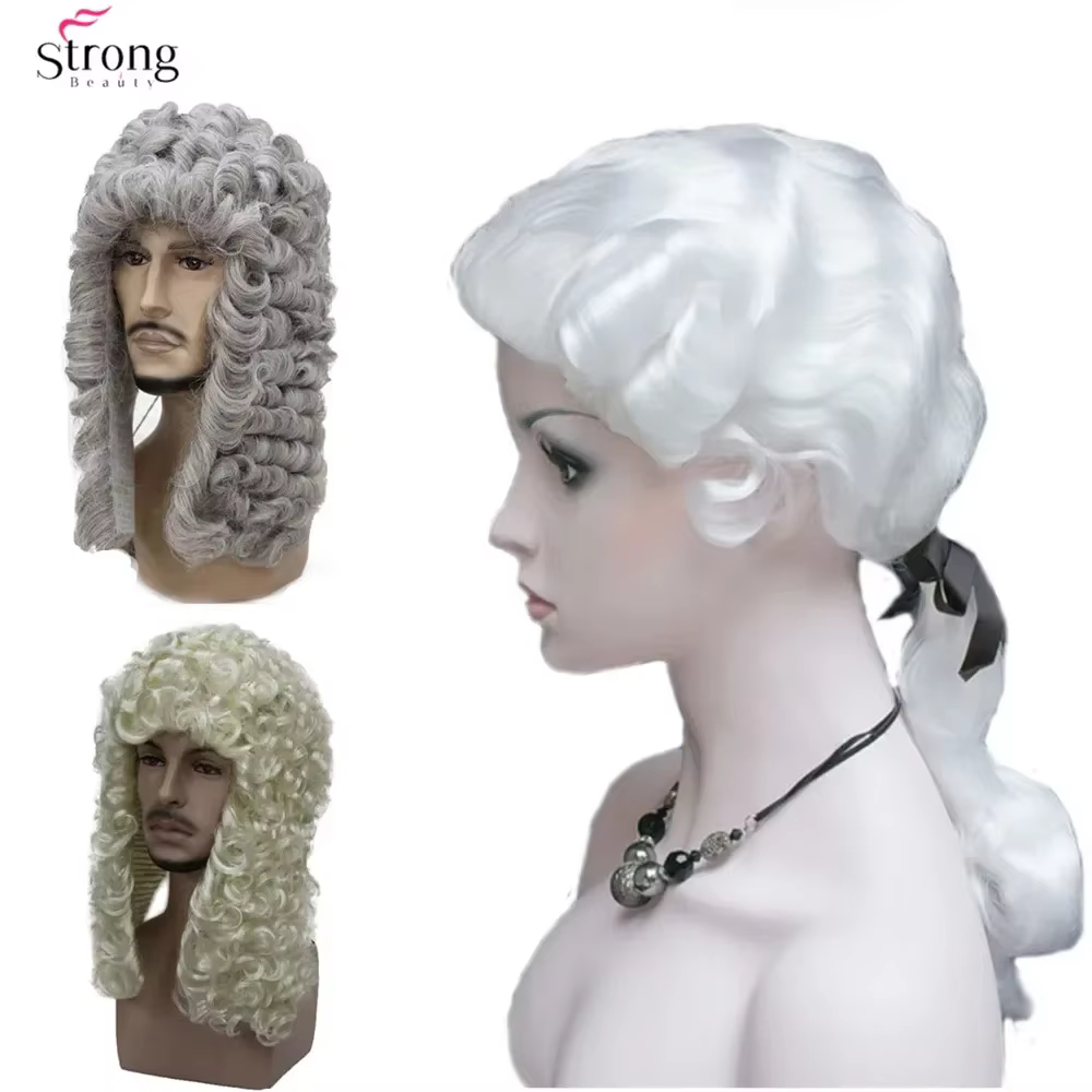Perruque Cosplay synthétique pour homme