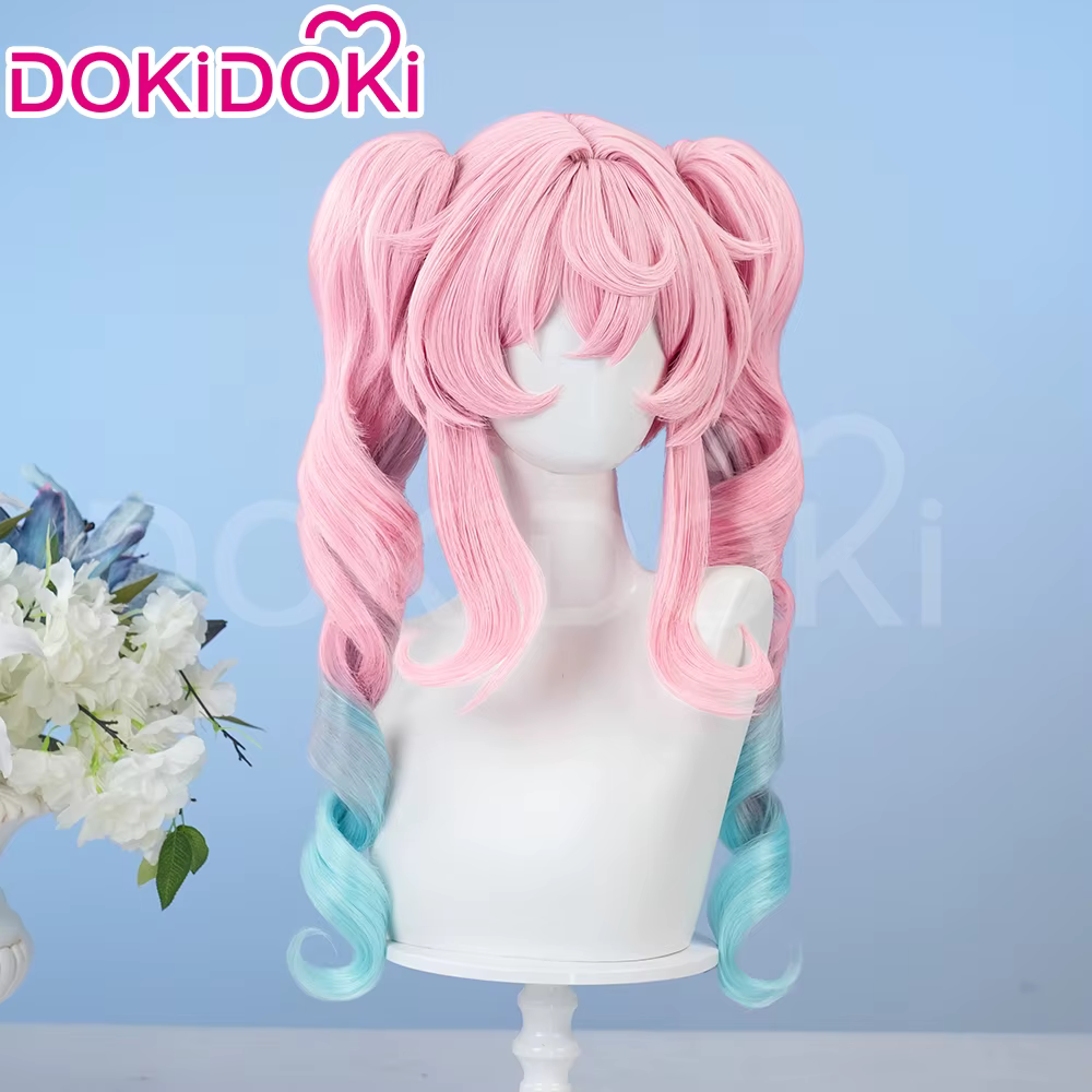 En STOCK Castorice Hyacine perruque jeu Honkai: Star Rail DokiDoki Halloween 100 cm cheveux longs