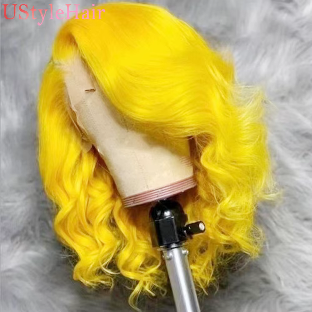 UStyleHair – perruque Bob synthétique Blonde platine pour femmes