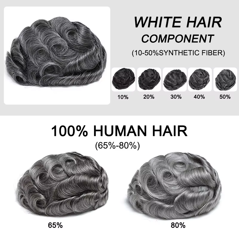 Prothèse capillaire mono pour homme