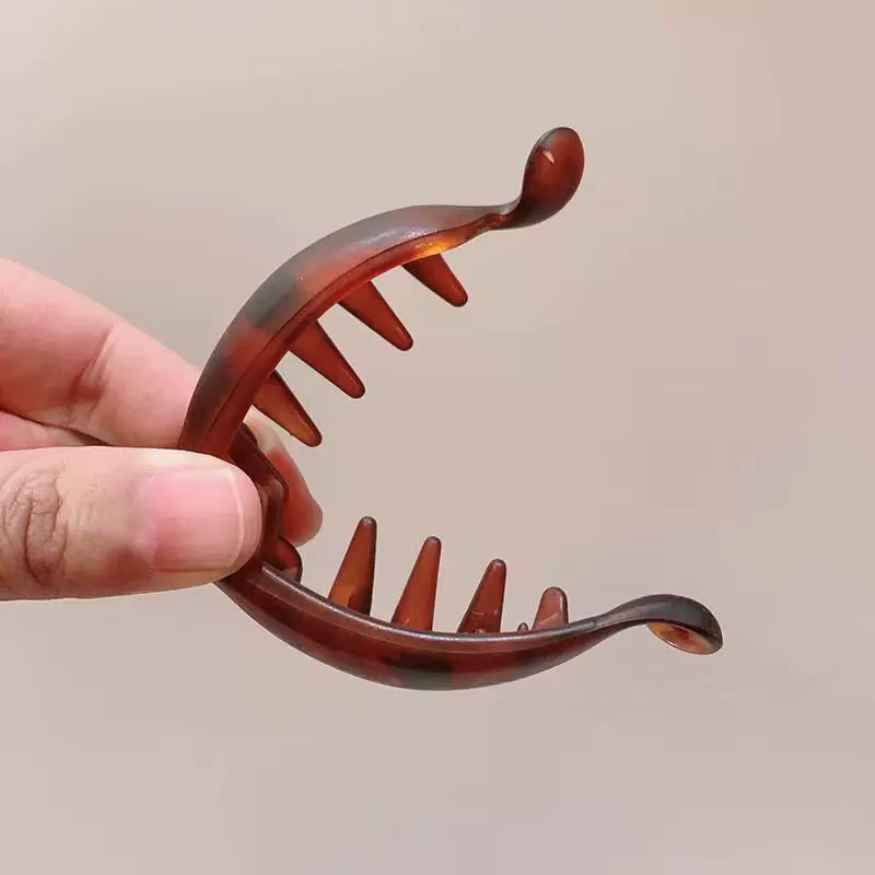 4 pinces à cheveux banane