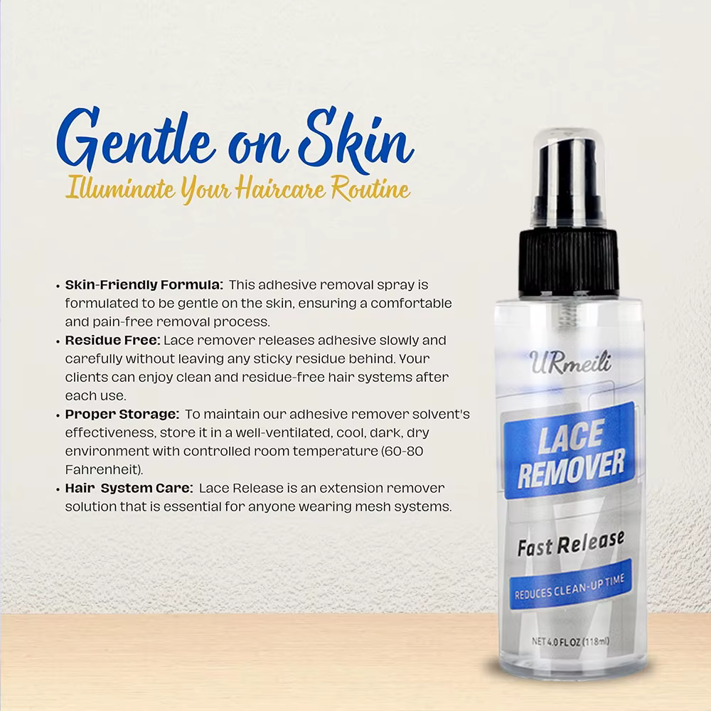 Spray dissolvant de colle pour perruque de 118 ml