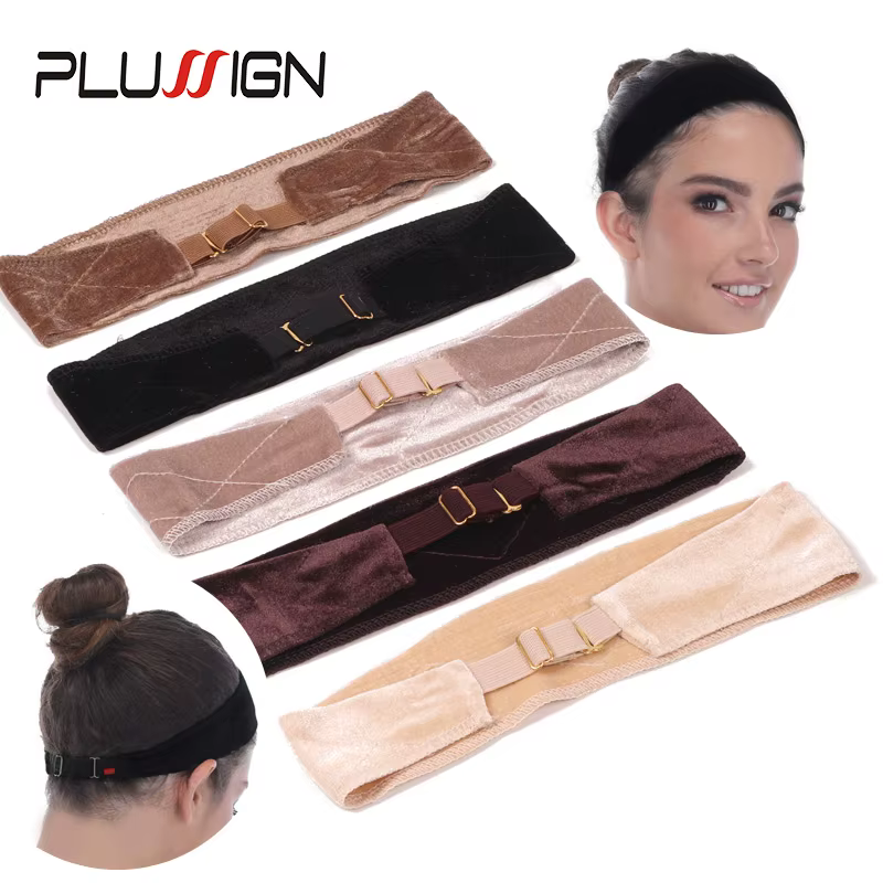 Plussign perruque Grip bandeau pour perruques frontales en dentelle réglable Invisible