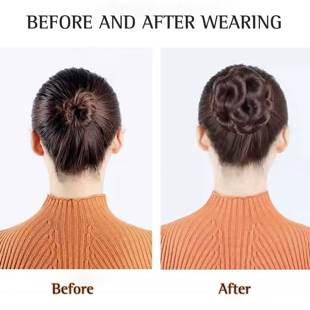 Les accessoires capillaires synthétiques à Clip sont naturels et faciles à prendre pour les Extensions de cheveux queue