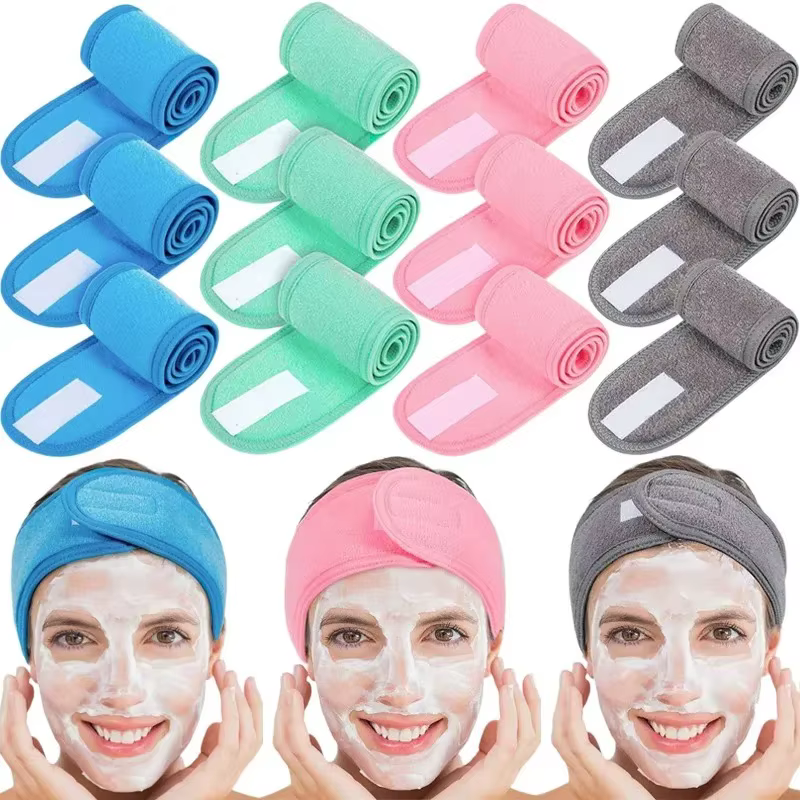 Extension de cils bandeau maquillage Extension de cils fournitures cils accessoires visage lavage bain SPA visage réglable bandeau