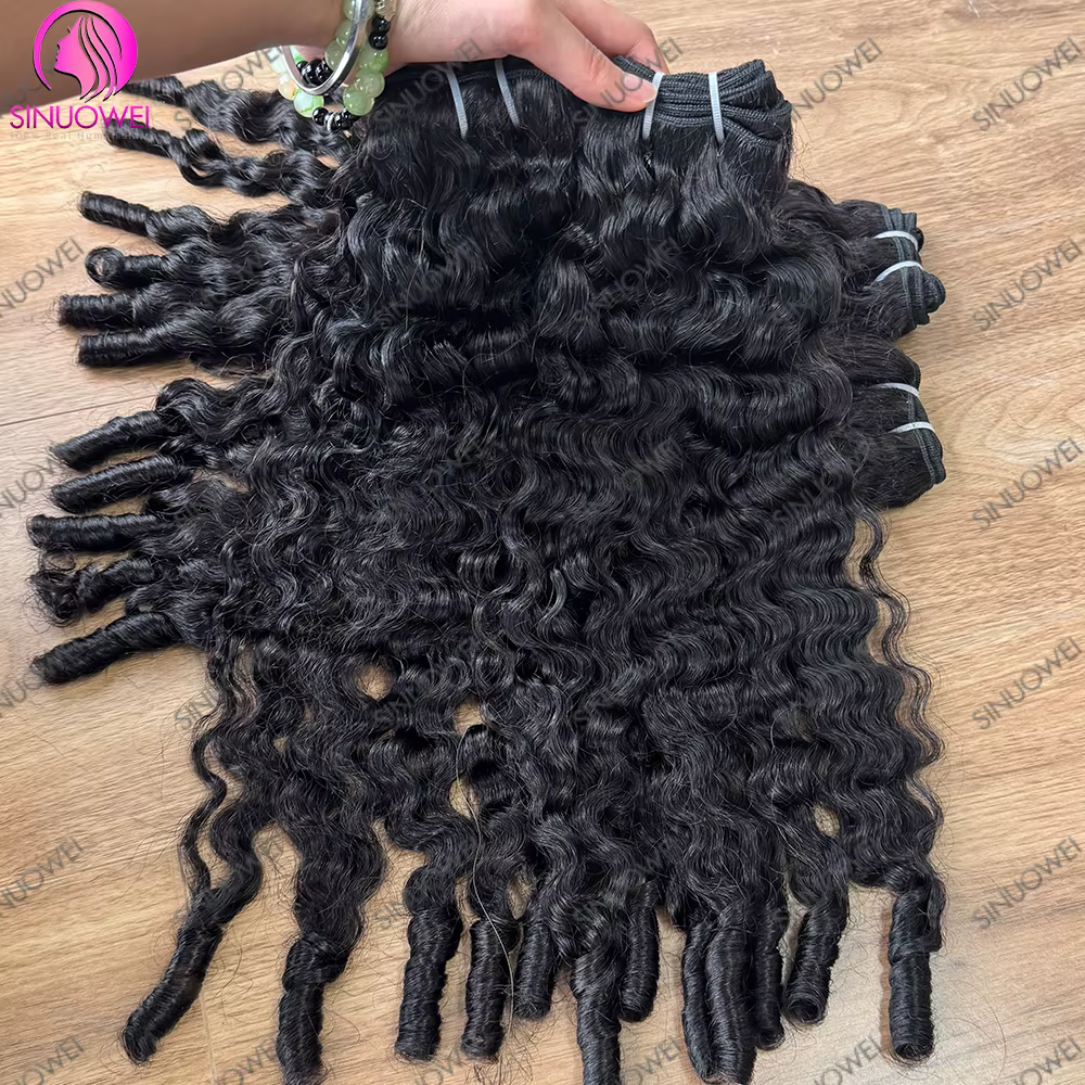 Lots de cheveux bouclés birmans 12A