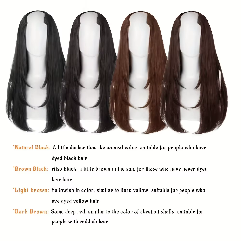 Extensions capillaires synthétiques longues et lisses