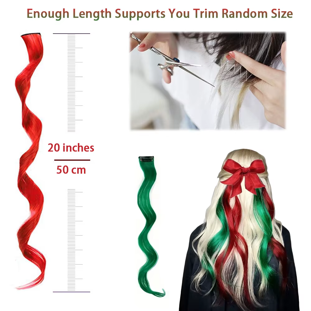 Extensions de cheveux bouclés longs de 20 pouces pour femmes