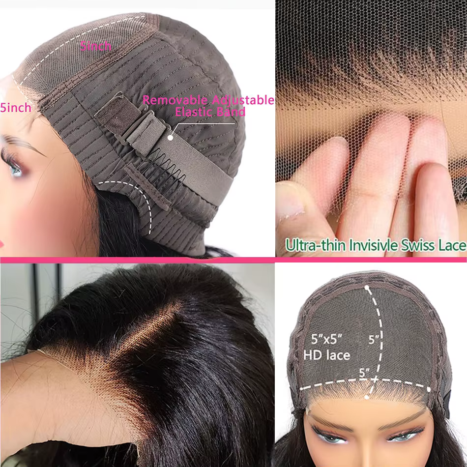 12A Double dessiné oeuf de printemps bouclés vierge perruques de cheveux humains 5x5 HD dentelle sans colle porter et