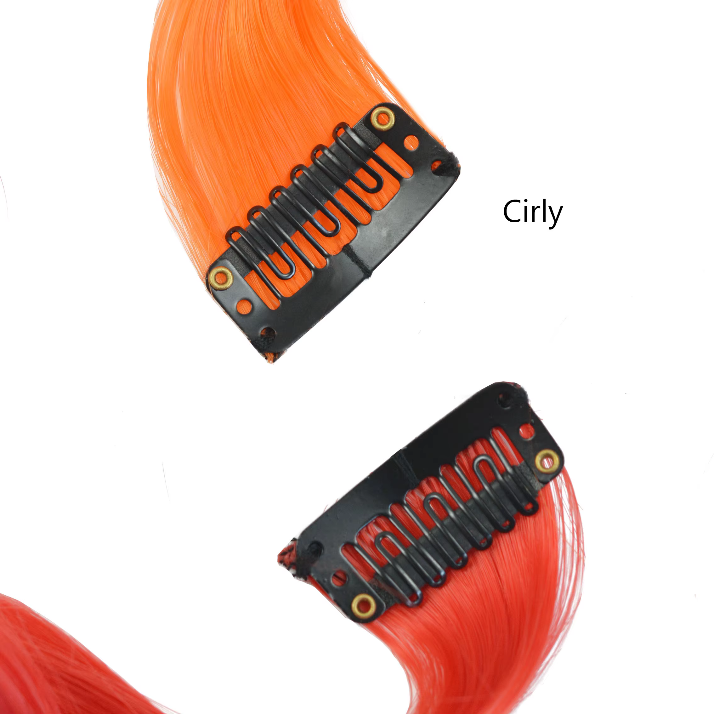 Extensions de cheveux synthétiques à clipser