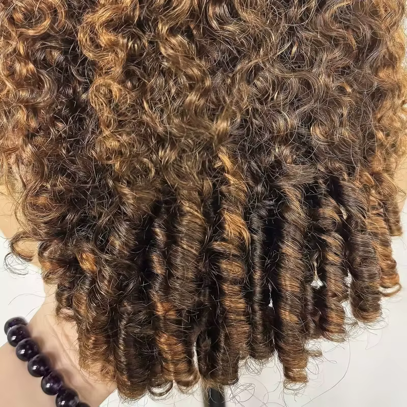 Perruque bouclée birmane 13x4 HD Lace Front