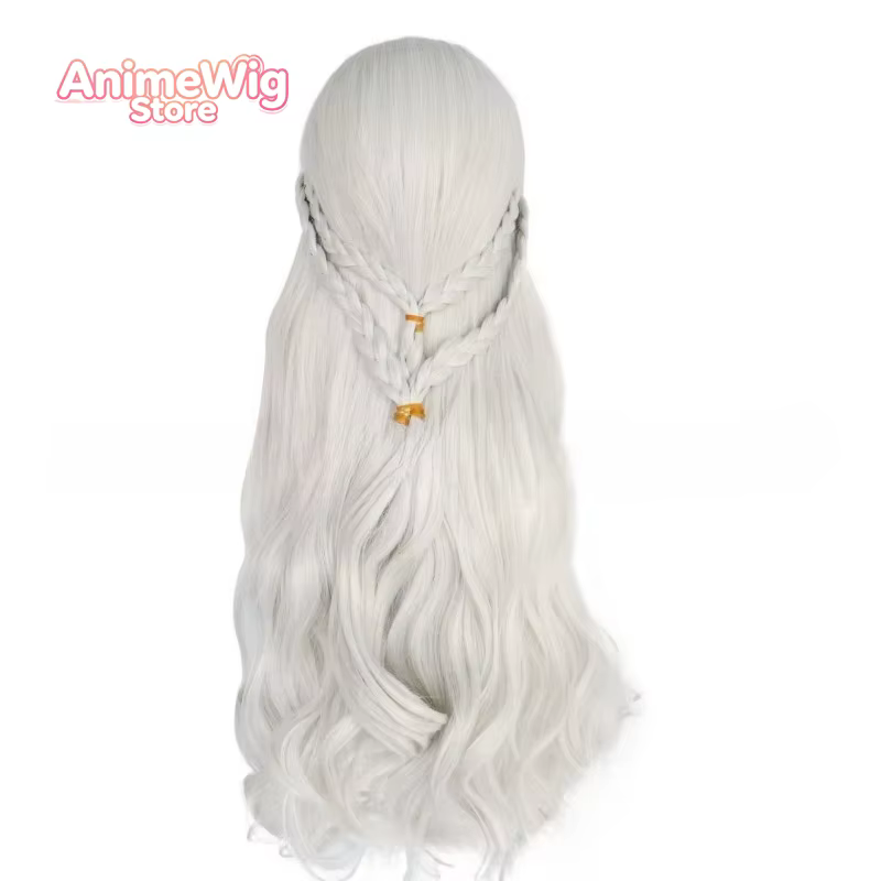 Perruque synthétique longue et bouclée Daenerys Targaryen