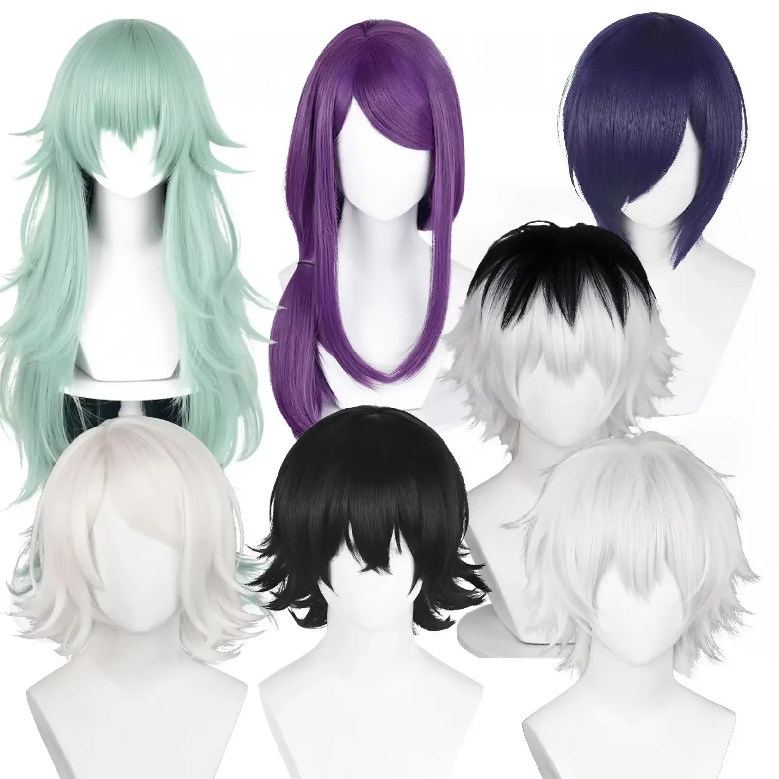 Perruque Cosplay Synthétique Anime Juzo Suzuya Kamishiro Rize oké eki Ken Tokyo atsuki Sen Sasaki Haise Touka Kirishima
