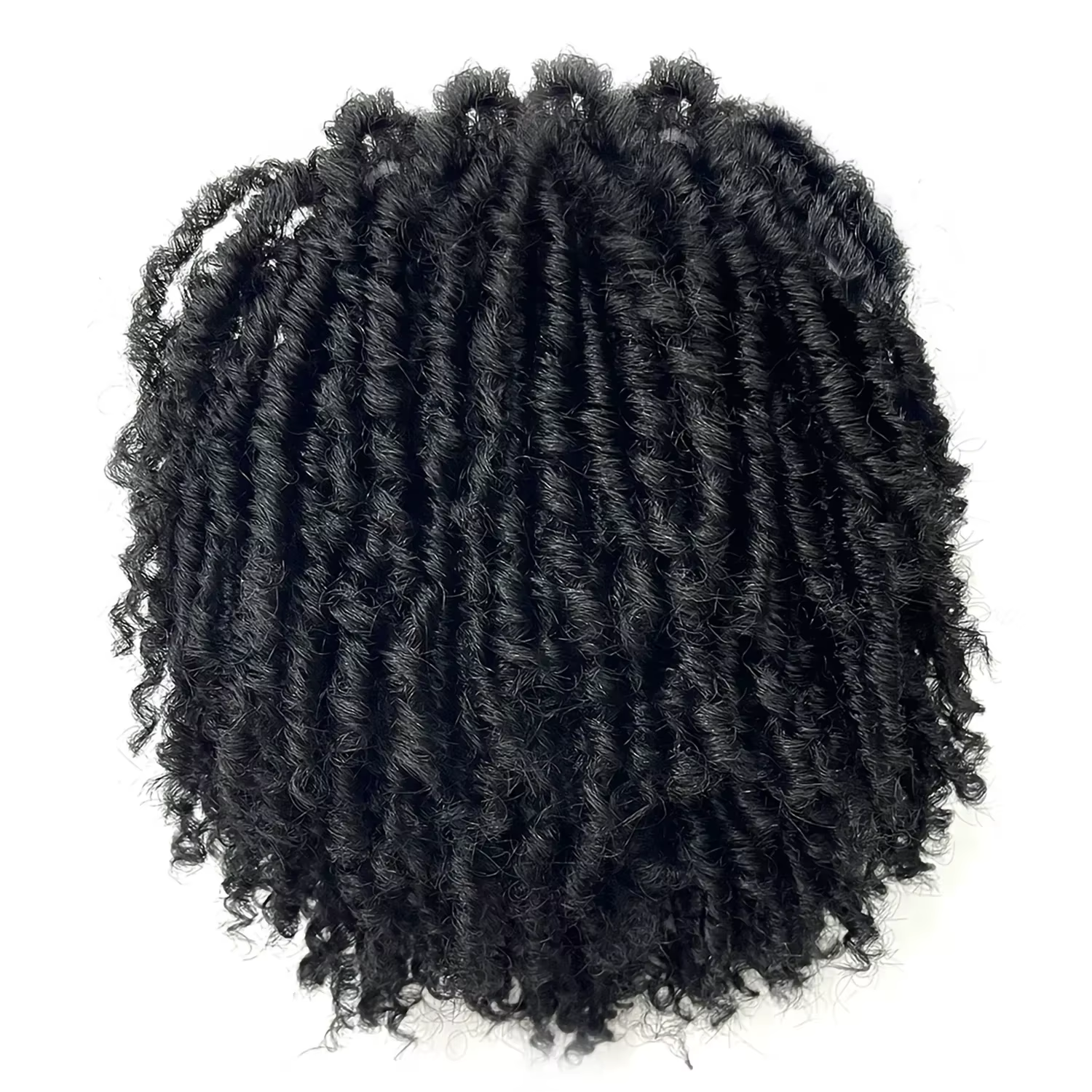 Demi-perruque tressée courte Dreadlock