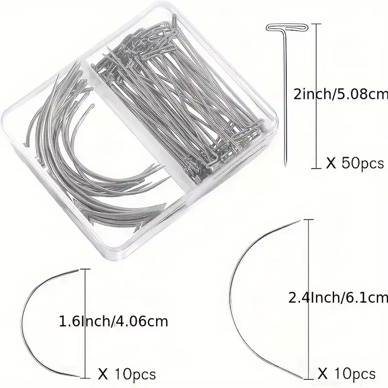 Ensemble d'aiguilles et de fil pour tissage