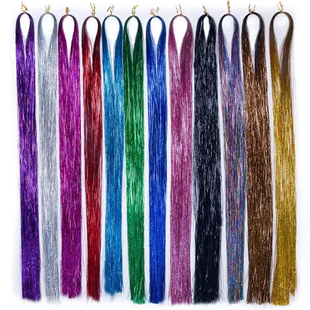 Kit de guirlandes de cheveux à fils brillants