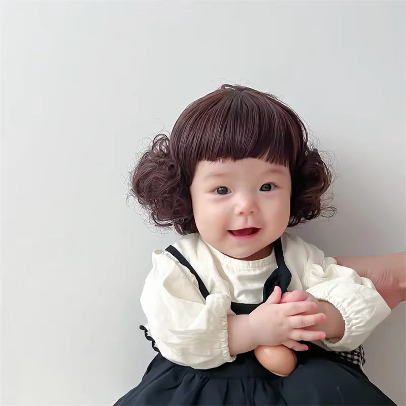 Extensions de Cheveux Synthétiques pour Bébé Garçon et Fille