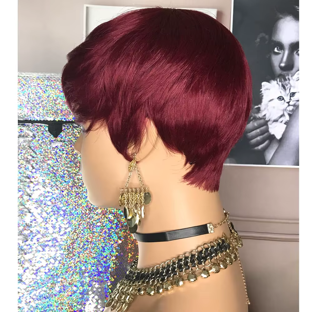 Perruques de cheveux courts