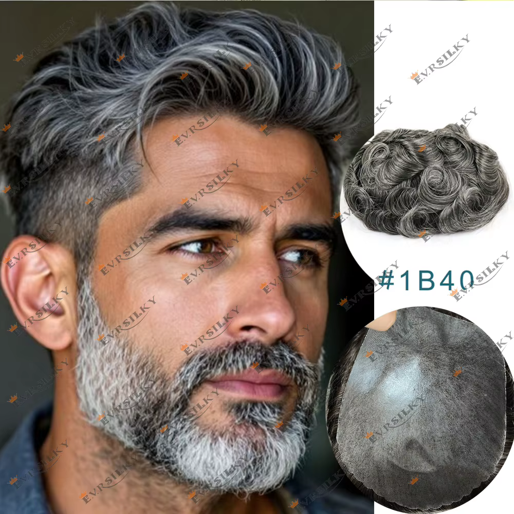 Toupet Super Durable à Peau Fine pour Homme