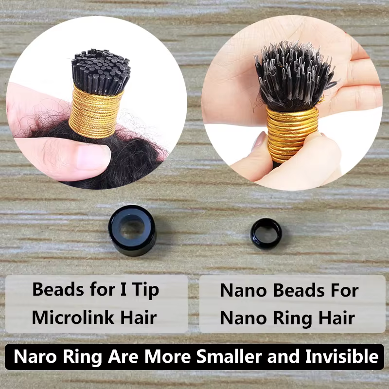 Extensions de cheveux naturels Nano Ring