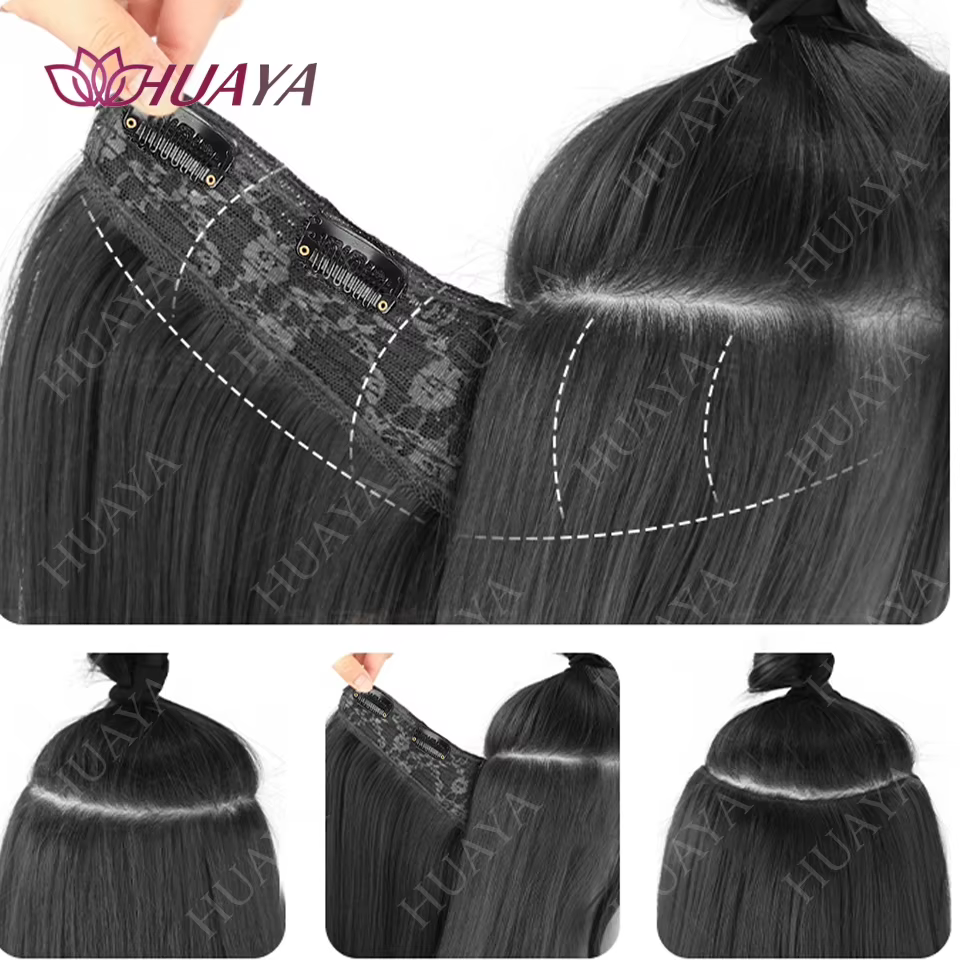Extensions de cheveux à clipser 20 pouces
