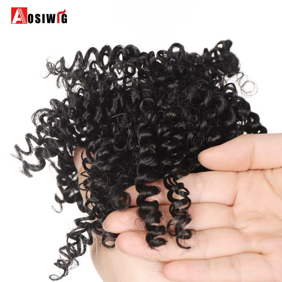 Extensions capillaires synthétiques pour femmes