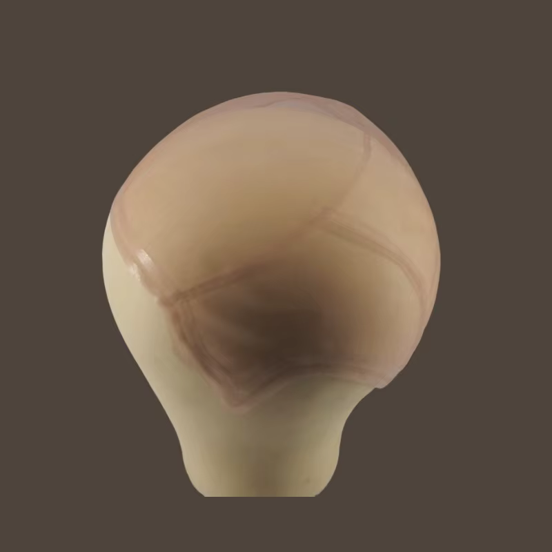 Perruque invisible de haute qualité pour hommes
