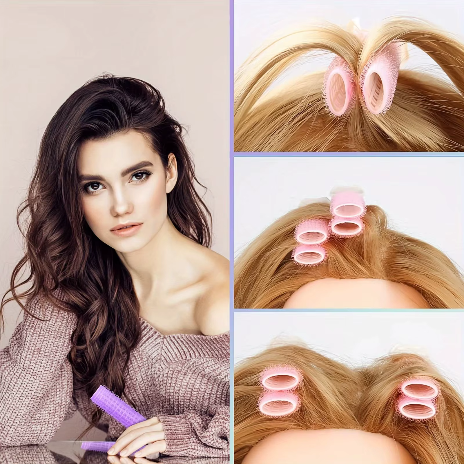 4 pinces à cheveux rondes élégantes