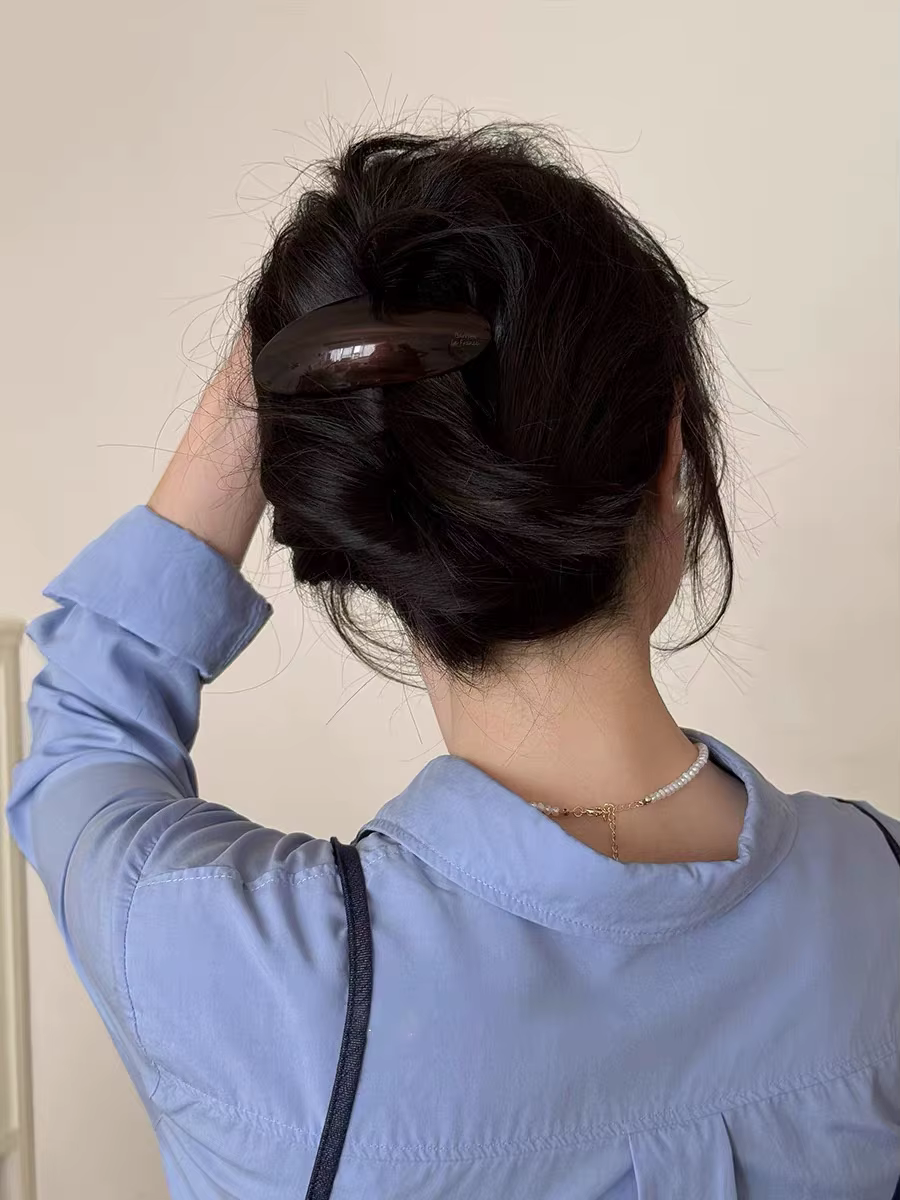 Élégantes pinces à cheveux en acétate pour femmes