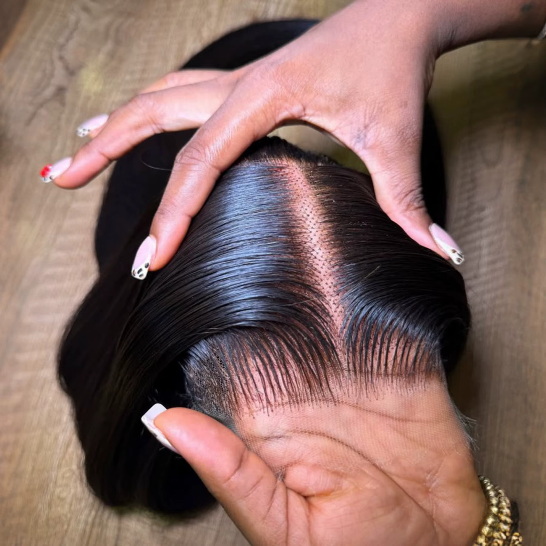 Perruque Lace Front Wig sans colle HD