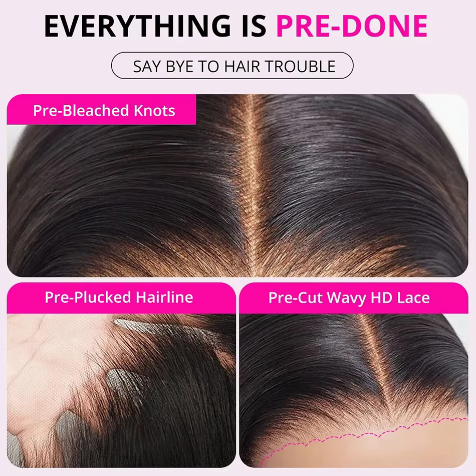Perruque Lace Wig Body Wave naturelle courte-Tinashe Hair