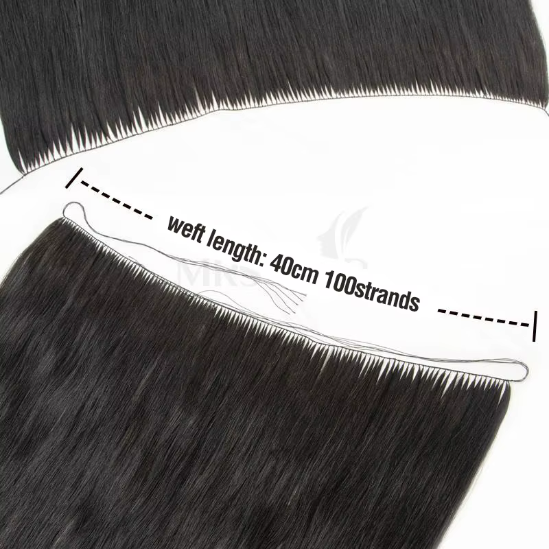 Extensions de cheveux naturels en plumes
