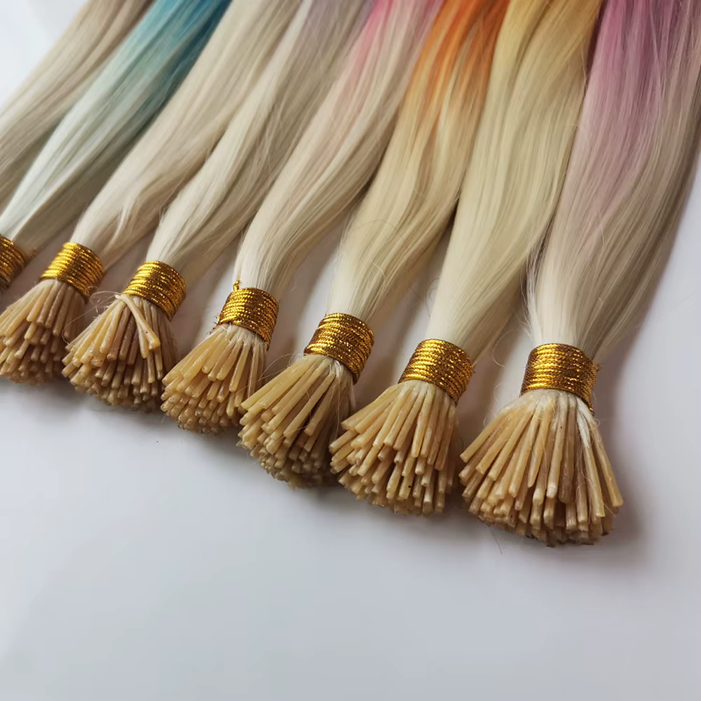 Extensions de cheveux synthétiques colorés pour femmes
