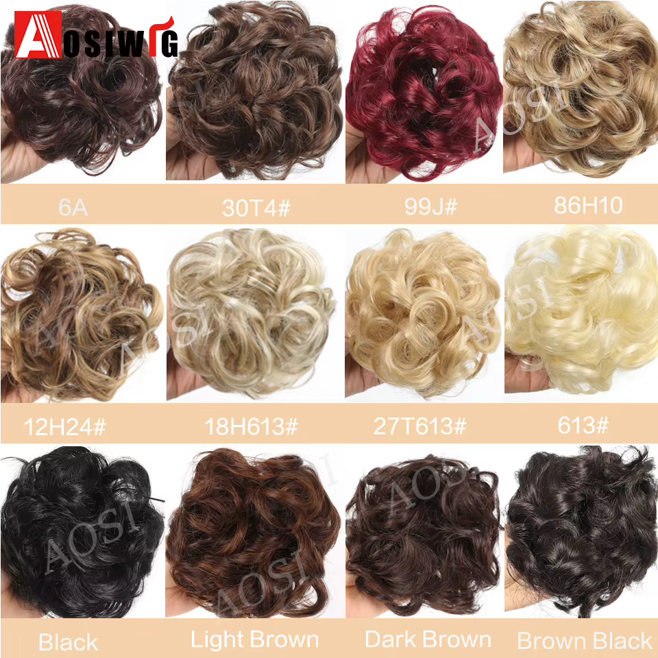 Chignon Synthétique à réinitialisation pour Queue de Cheval