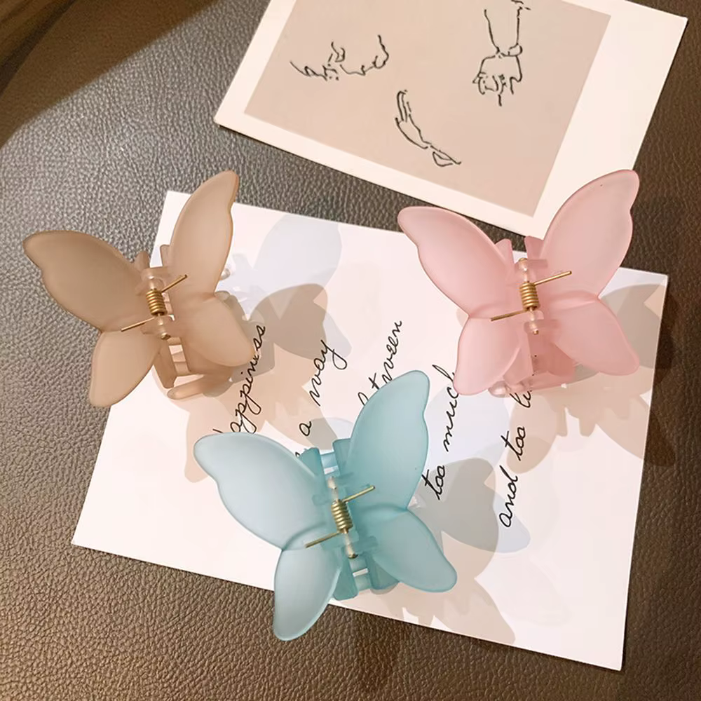 Pince à cheveux papillon pour femmes et filles