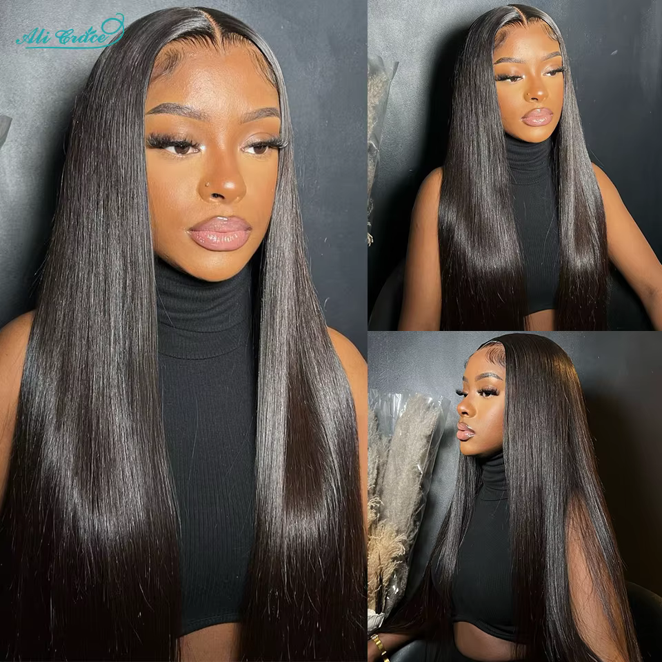 Perruque Lace Front Wig naturelle lisse-ALI GRACE