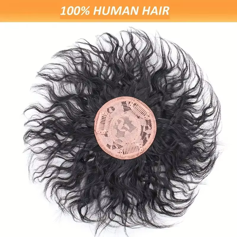 Topper de cheveux humains pour femmes