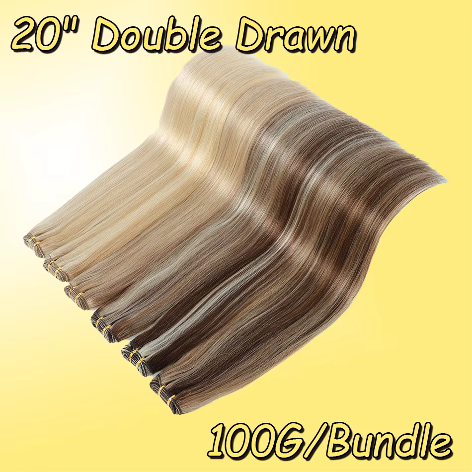 Yelo – tissage en lot 100% naturel Remy lisse et soyeux