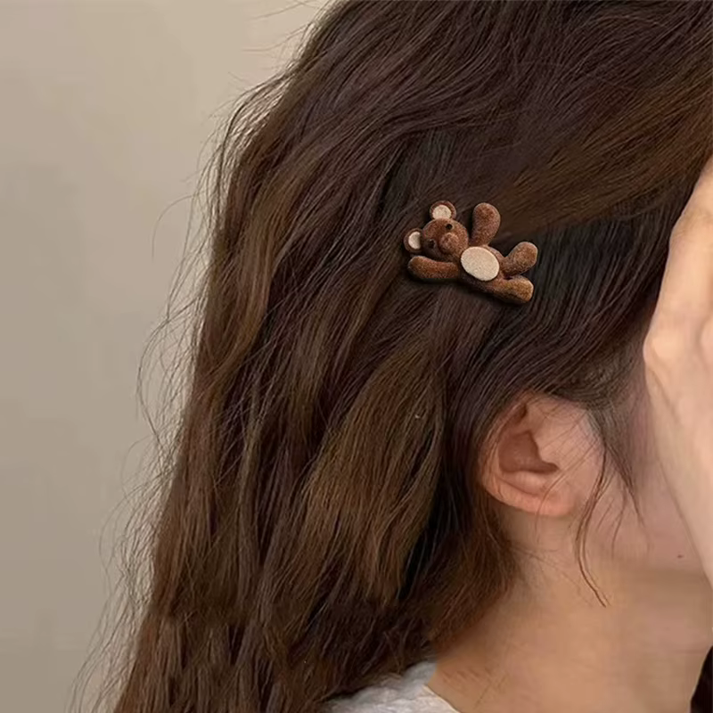 Pinces à cheveux en velours pour femmes