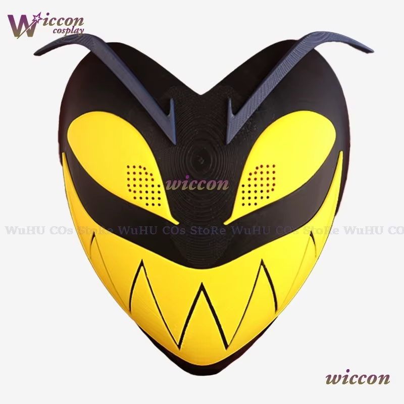 Wona Hasbin Adam Cosplay ongles perruque Anime hôtel premier homme ange Halo masque