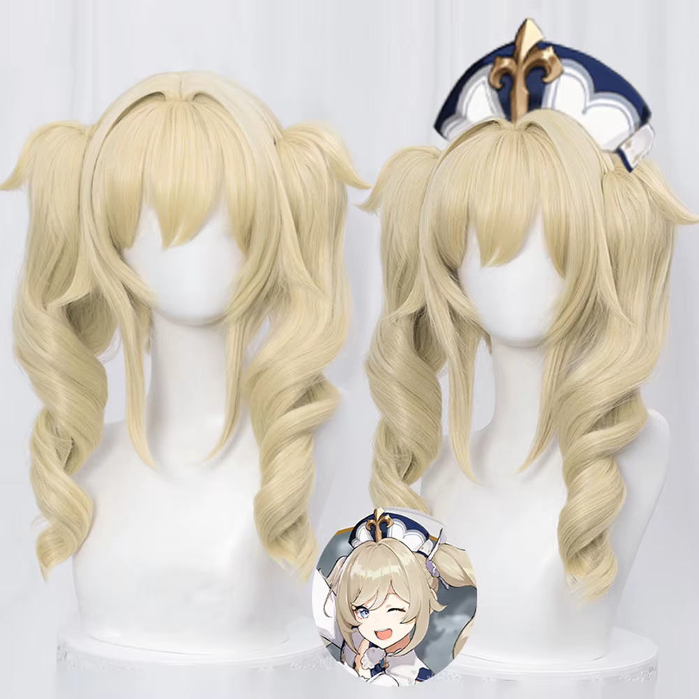 Perruques de cheveux synthétiques Genshin Impact Cosplay