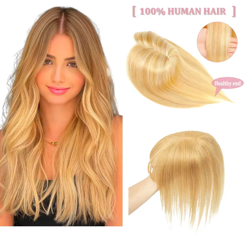 Postiche pour femmes, cheveux humains
