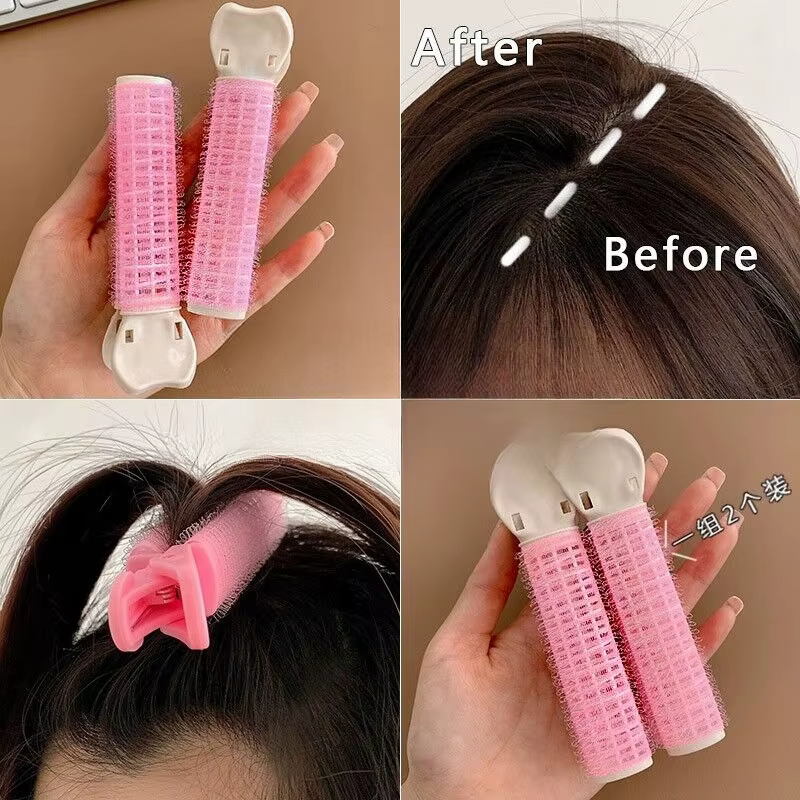 Pince à cheveux volumisante pour franges et boucles sur le devant du crâne pour femmes