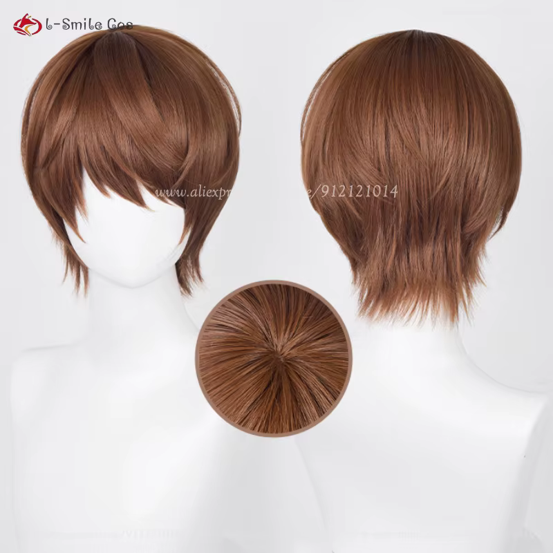 Anime Misa Amane L.Lawliet Yagami lumière Cosplay perruque noir marron or résistant à la chaleur cheveux synthétiques